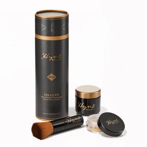 Hynt Beauty Velluto Pure Powder Foundation, Velluto To Go, Flat Top Brush - NIB - Picture 1 of 12