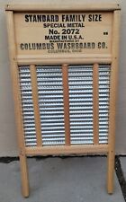 Vintage Maid-Rite No 2072 Wash Board Standard Columbus Washboard Co. Ohio USA