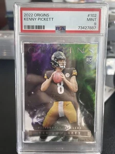 2022 Panini Origins Football #102 KENNY PICKETT RC PSA 9 MINT Steelers - Bild 1 von 2