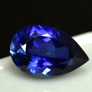 Natürlicher blauer Ceylon Saphir facettiert 5,90 ct GIE zertifiziert loser Edelstein 1173 - Bild 1 von 6