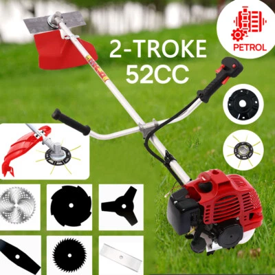 Brush Cutter Petrol 52CC 2STROKE Professional Hedge Trimmer Whipper Snipper Kit - image 1 of 4