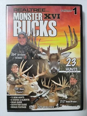 Bill Jordans Realtree Monster Bucks XVI 16 Volume 1 Hunting DVD Foto 1 de 2