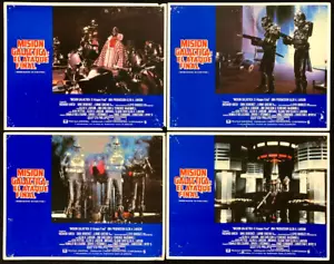 BATTLESTAR GALACTICA Original Movie Lobby Card Set MISSION THE CYLON ATTACK - Picture 1 of 2