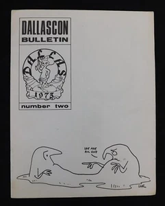 Dallascon Bulletin Number Two Comic Convention 1973 - Bild 1 von 6