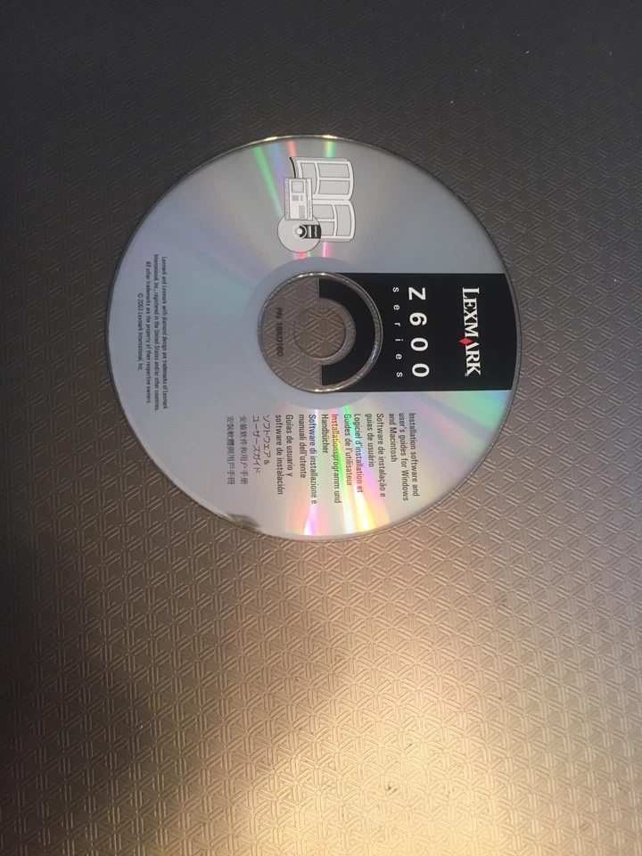 Lexmark Z600 Series Installation Software 2003 For Windows And Mac - Image 1 of 1