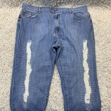 Seven7 Men's Distressed Denim Jean Size 22