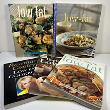 5 Lot Low Fat Tasty Healthy Cookbooks Recipes Food Large Paperbacks
