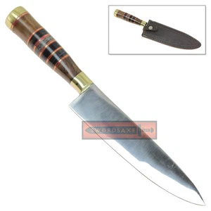 Wild Stag Küchenbesteck Stil J2 Edelstahl poliert Messer Holzgriff - Bild 1 von 2