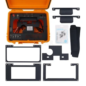 Orange Plastic Waterproof Radio Box for XIEGU X6100/Elecraft KX2 and for IC-705 - Zdjęcie 1 z 6