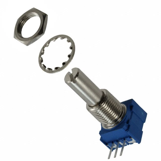 10 pcs - 51AAD-B28-A15L Bourns 10kΩ Rotary Potentiometer 1-Gang Panel Mount (Th