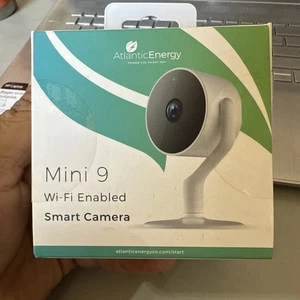 Cámara inteligente Mini 9 Atlantic Energy 1080p WI FI habilitada lente gran angular de 2,9 mm - Imagen 1 de 4