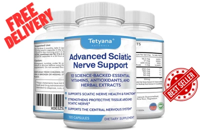 Soporte Nervio Ciático Avanzado 12 en 1 | Ácido Alfa Lipoico y Benfotiamina 120ct Foto 1 de 4