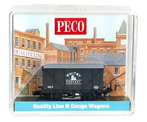 NRC032 Peco N Gauge BR Vanfit Wagon TMC Whitby Brewery - Picture 1 of 1