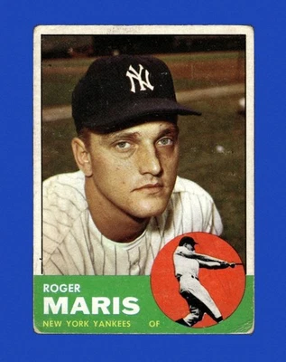 1963 Topps Set-Break #120 Roger Maris LOW GRADE *GMCARDS* - Image 1 of 2