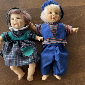 (2) GI-GO MY PALS BEAN BAG MUÑECAS EXPRESSION ROSTROS 7"- 8" - Imagen 1 de 3