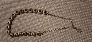 Vintage Halskette Stern goldfarben braun - Bild 1 von 3