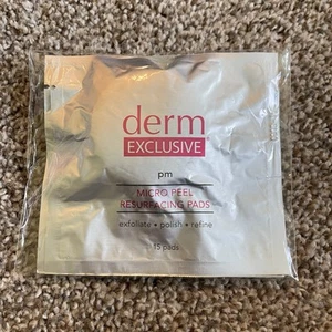 Derm Exclusive PM Micro Peel Resurfacing Pads (3 packs of 15 = 45) New & Sealed! - Picture 1 of 2
