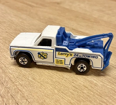 Camión de remolque Larry's 24 horas Hot Wheels Ramblin' Wrecker 1974 vintage Foto 1 de 4