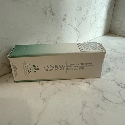 Crema de manos correctora de manchas ANEW Clinical Absolute Even FPS 15 con DSX 2,6 OZ NUEVA Foto 1 de 4