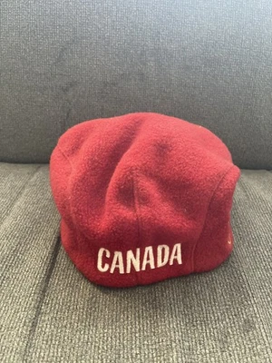 Sombrero boina ajustado vintage del equipo de Canadá para hombre grande rojo raíces olímpicas hockey años 90 Foto 1 de 4