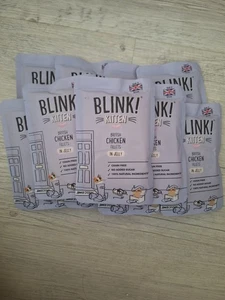 11x Blink! Pouches Kitten Chicken Fillets In Jelly - Picture 1 of 3