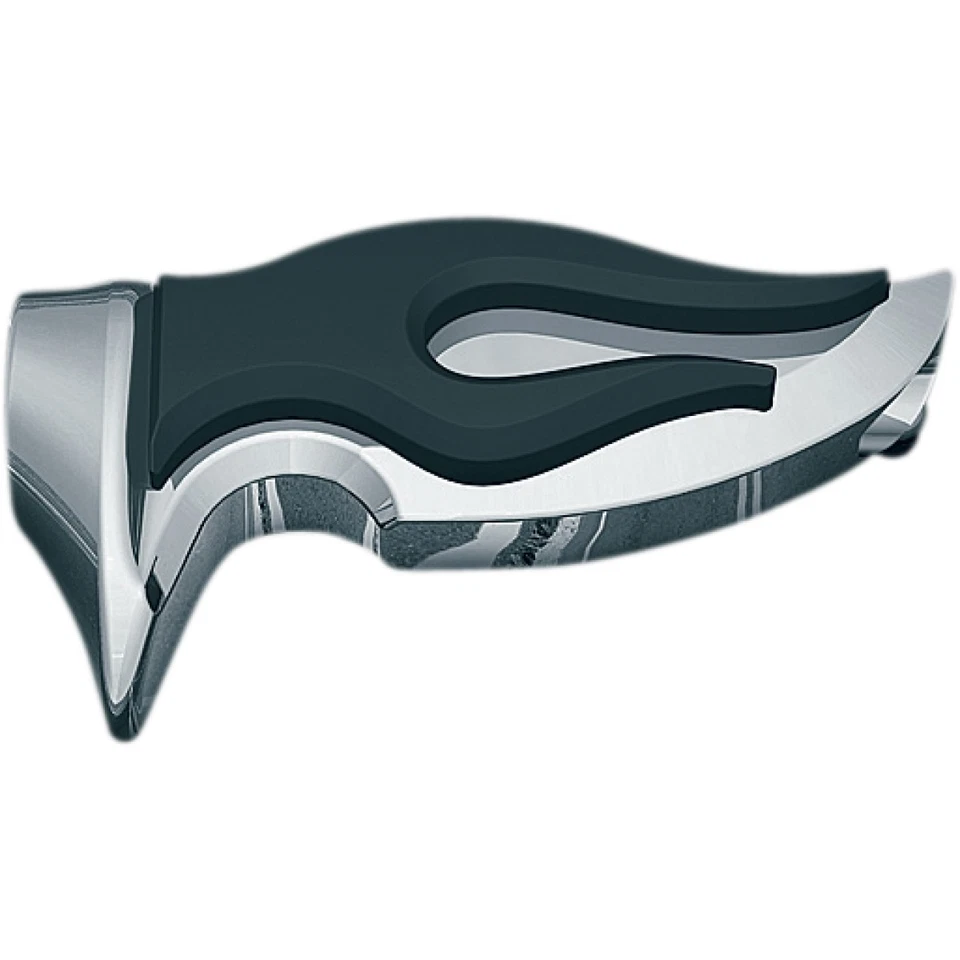 Estriberas Kuryakyn Flamin' cromadas/negras sin adaptador (4417) Foto 1 de 1