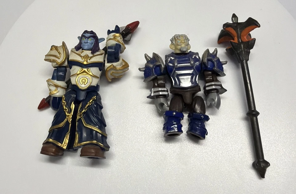 MEGA CONSTRUX WORLD OF WARCRAFT DWARF DEATHWING STORMWIND ASSAULT 迷你雕像 — 第 1/3 张图片