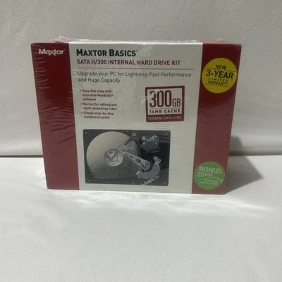 Maxtor Basics 7200RPM 16MB Cache SATA II 320GB Internal Hard Drive Brand New - Image 1 of 4