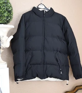 Old Navy Men’s XL Black Puffer Jacket 75% Down Fill Warm Winter Coat - Picture 1 of 23