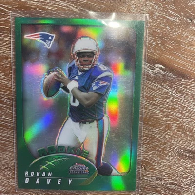 2002 TOPPS CHROME FOOTBALL Rohan Davey Green Refractor - Image 1 of 4