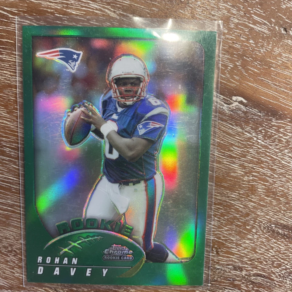 2002 TOPPS CHROME FOOTBALL Rohan Davey Green Refractor - Image 1 of 4