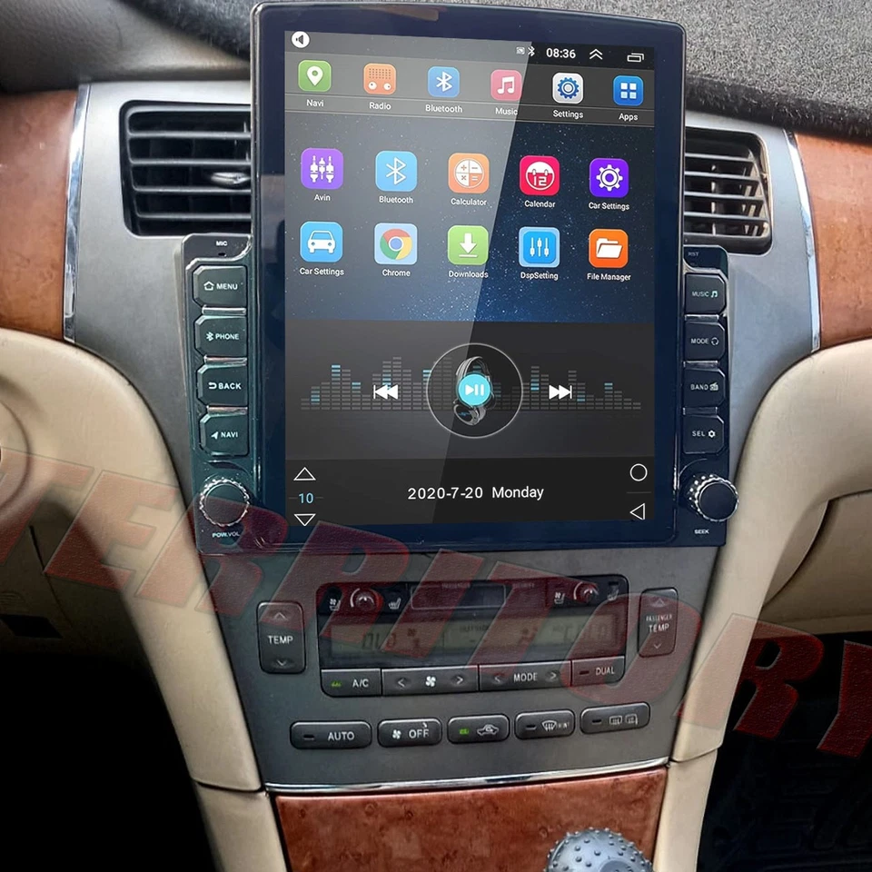 Radio estéreo para coche 9,7" Carplay GPS Android 13 WIFI para Lexus ES300 ES330 2001-06 Foto 1 de 4