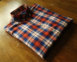 GANT size L Outdoor Men's Casual Shirts Orange Striped NEW - Picture 1 of 14