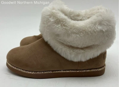 Botines Juicy Couture de piel sintética color tostado liso botín botín para mujer 9,5 Foto 1 de 4