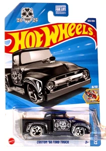 2025 1/64 HOT WHEELS Custom '56 Ford Truck Celebration Racers Series 8/10 New - Picture 1 of 1
