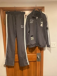 SMOKE RISE STACKED Athletic Department Jogginganzug Herren 2XL grau - Bild 1 von 13