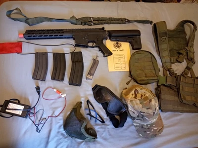 Rifle AEG de Airsoft Krytac Trident CRB Full Metal + cargadores, ¡extras! Foto 1 de 4