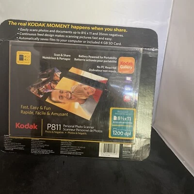 Kodak P811R Personal Photo Scanner Document Photo & Negative Missing As Card - Image 1 of 4