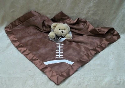 Футбольная тема Baby милый безопасности одеяло с плюшевый медведь Bearington Baby бренд - Изображение 1 из 4