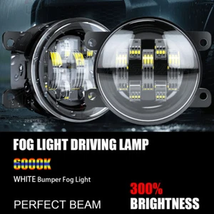 Pair Clear Lens Front Bumper Fog Light Lamp For JEEP COMPASS 2017-2019 2020 2021 - Picture 1 of 13