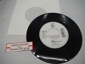 Queen "Bohemian Rhapsody" & "The Show Must Go On" 7" 45 RPM NM unplayed - Picture 1 of 2