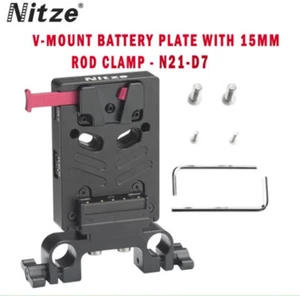 Nitze N21-D7 V Mount Battery Plate Adapter V-lock All V-mount Battery System NEW