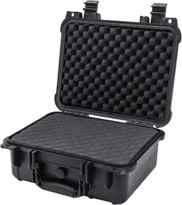 HMF Outdoor-Fotokoffer Waffenkoffer mit Rasterschaumstoff L34cm Aufbewahrungsbox - Bild 1 von 9