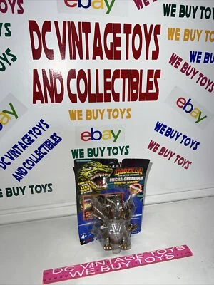 DE COLECCIÓN 1994 TRENDMASTERS GODZILLA MONSTRUOS MECHA GHIDORAH WIND UP WALKER - NUEVO Foto 1 de 4