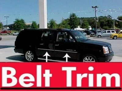 For Cadillac ESCALADE /ESV Chrome Body Side Molding Trim Kit 99-00 2001-2007** - Image 1 of 4