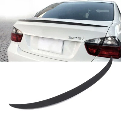 ABS For 06-11 BMW E90 3 Series 330i 335i 328i M3 Style Rear Trunk Spoiler New - Image 1 of 4