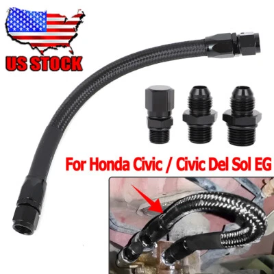Power Steering Rack Loop Kit Fittings For 1992-1995 Honda Civic,Civic Del Sol EG - Image 1 of 4