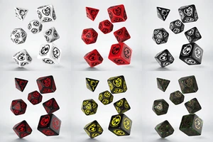 Q-Workshop - Dragons Dice Set (7) (select from the List) - Picture 1 of 7