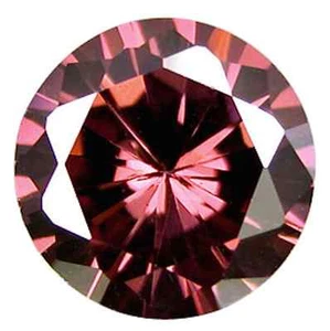 Cubic Zirconia Rhodolite Garnet Round Faceted Rated CZ Loose Stones (1mm - 15mm) - Picture 1 of 2