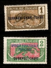 Wildkatzen Leopard Französisch Kongo Briefmarken 1929 Wild Cats French Congo Sta